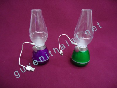 ÜFLEYEN LED LAMBA ŞARJLI
