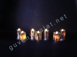 GÜMÜŞ LED MUM
